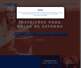 Cultural.org.br(Instituto Cultural Brasileiro Norte Americano) Screenshot