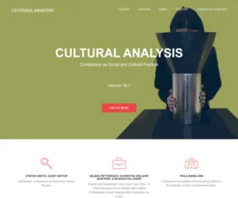 Culturalanalysis.org(Culturalanalysis) Screenshot