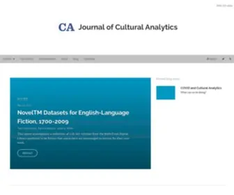 Culturalanalytics.org(Culturalanalytics) Screenshot