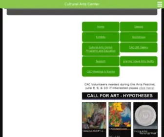 Culturalartscenteronline.org(Columbus Art Classes & Exhibitions) Screenshot