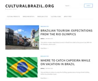 Culturalbrazil.org(Blog about Brazil) Screenshot