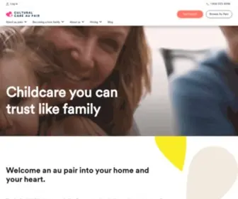 Culturalcare.com(Au Pair USA) Screenshot