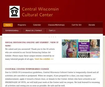 Culturalcenterarts.com(Central Wisconsin Cultural Center) Screenshot