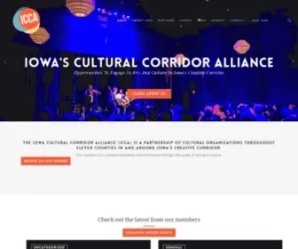 Culturalcorridor.org(Iowa Cultural Corridor Alliance) Screenshot