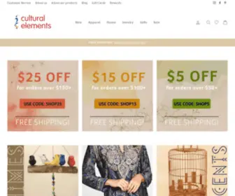 Culturalelements.com(Cultural Elements) Screenshot