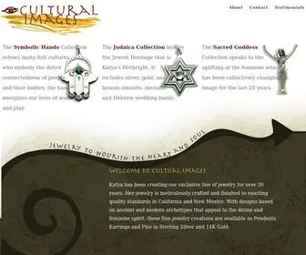 Culturalimages.net(Artisan jewelry based on Jewish and goddess symbols) Screenshot