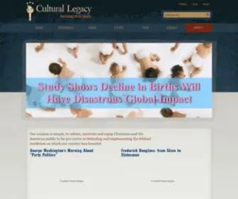 Culturallegacy.org(Cultural Legacy) Screenshot