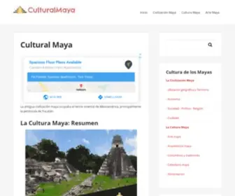 Culturalmaya.com(Cultural Maya) Screenshot