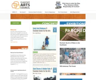 Culturalpartners.org(Creative Flagstaff) Screenshot