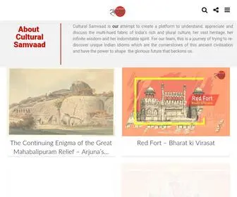 Culturalsamvaad.com(Cultural Samvaad) Screenshot