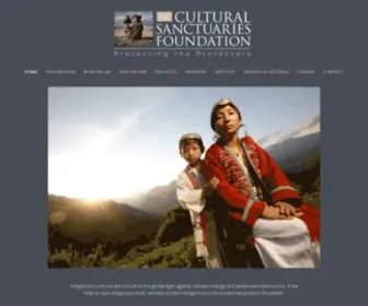 Culturalsanctuaries.org(Cultural Sanctuaries Foundation) Screenshot