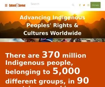 Culturalsurvival.org(Cultural Survival) Screenshot