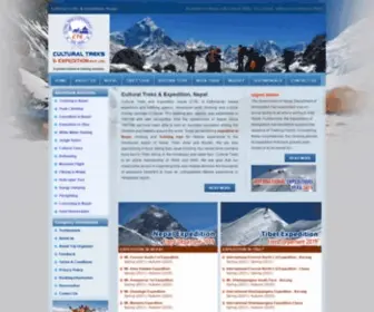 Culturaltreks.com(Cultural Treks & Expedition) Screenshot