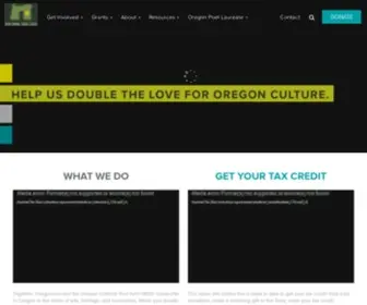 Culturaltrust.org(Oregon Cultural TrustOregon Cultural Trust) Screenshot