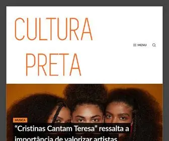 Culturapreta.com(Cultura Preta) Screenshot