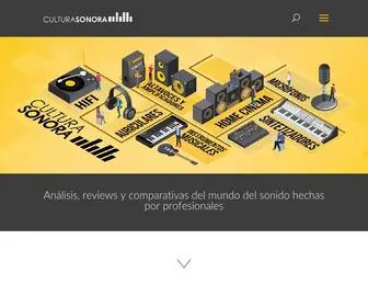 Culturasonora.es(Plataforma especializada en reviews de sonido) Screenshot