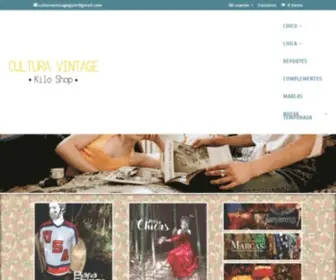 Culturavintage.es(Cultura Vintage) Screenshot