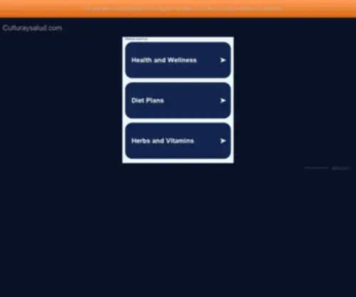 Culturaysalud.com(Cultura y Salud) Screenshot