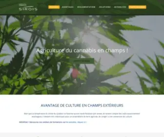 Culture-Cannabis.quebec(Agriculture du cannabis ext) Screenshot