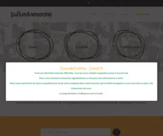 Culture-Rencontre.ch(Culture et Rencontre) Screenshot