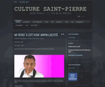 Culture-ST-Pierre.fr(IDOM Technologies) Screenshot