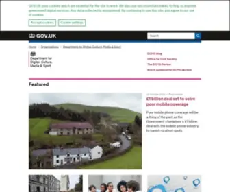 Culture.gov.uk(Department for Digital) Screenshot