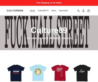 Culture89.com(Shop Culture89) Screenshot