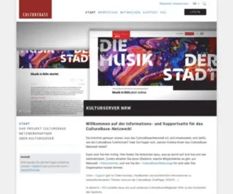Culturebase.org(Start) Screenshot