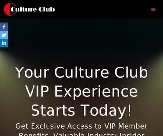 Cultureclubusa.com(VIP Experience) Screenshot