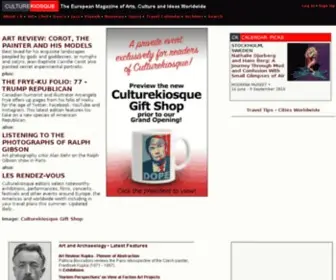 Culturekiosque.com(Arts and Culture) Screenshot