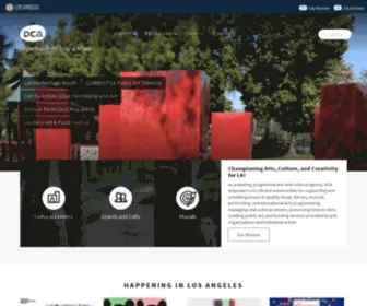 Culturela.org(Department of Cultural Affairs) Screenshot