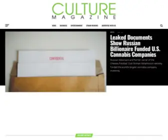Culturemagazine.com(Culture Magazine) Screenshot