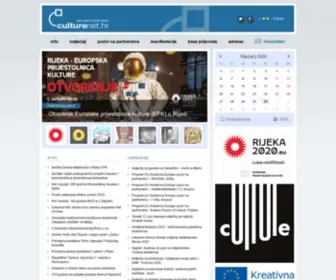 Culturenet.hr(Naslovna) Screenshot