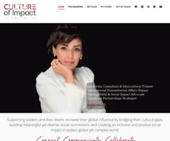 Cultureofimpact.com(Cross-Cultural Leadership & Communication) Screenshot