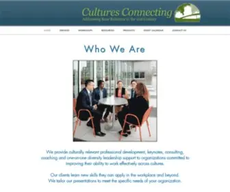 Culturesconnecting.com(Cultures Connecting) Screenshot