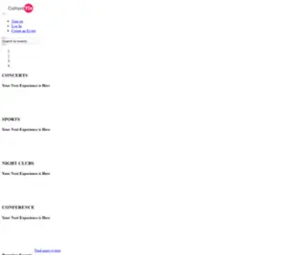 Culturetix.ca(Event ticketing) Screenshot