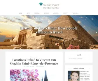 Culturetourist.com(Art & Culture Travel Blog) Screenshot