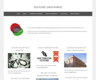 Cultureunstained.org(Culture Unstained) Screenshot
