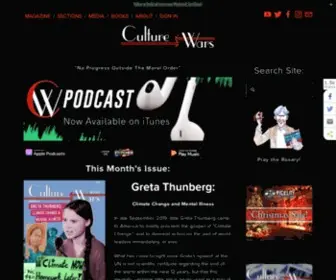 Culturewars.com(Culture Wars Magazine) Screenshot
