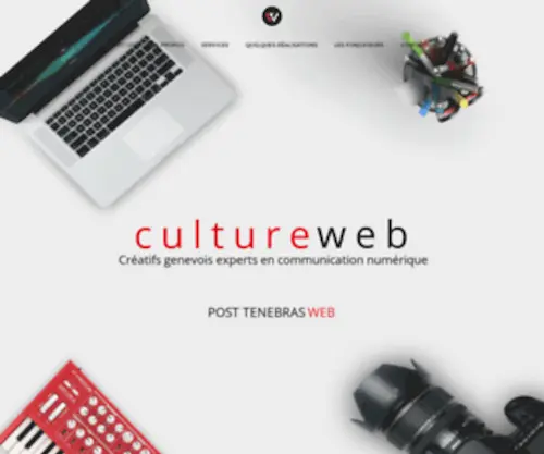 Cultureweb.ch(Agence de communication) Screenshot