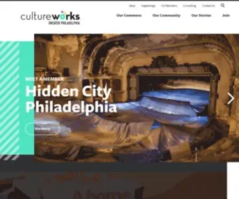 Cultureworksphila.org(CultureWorks) Screenshot