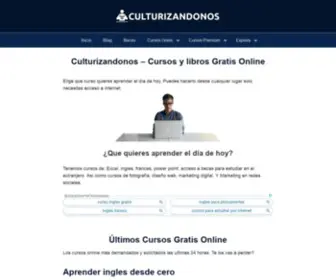 Culturizandonos.com(Portal de cursos y libros Gratis online) Screenshot