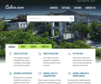 Culvercity.org(City of Culver City) Screenshot