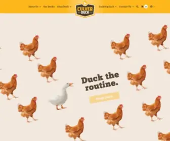 Culverduck.com(Duck the Routine with Culver Duck) Screenshot