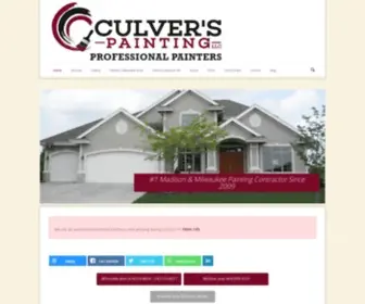 Culverspainting.com(Painting Services of Culver's Painting For Milwaukee & Madison Areas) Screenshot