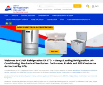 Cumarefrigeration.com(CUMA REFRIGERATION EA LTD) Screenshot