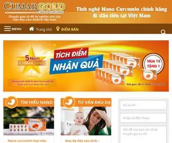 Cumargold.vn(Thương Hiệu Nano Curcumin 10 Năm Uy Tín) Screenshot