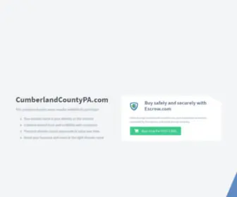 Cumberlandcountypa.com(Contact us for any business inquiries) Screenshot