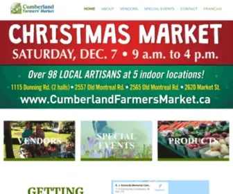 Cumberlandfarmersmarket.ca(Local Area Producers) Screenshot