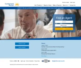 Cumberlandgroup.com(Cumberland Mutual Insurance) Screenshot